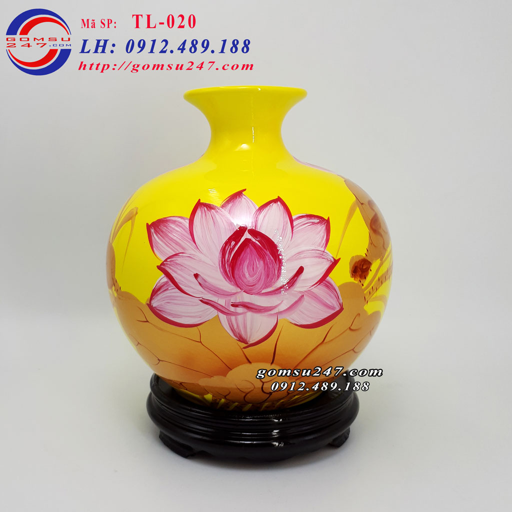 Bình hút tài lộc Bát Tràng