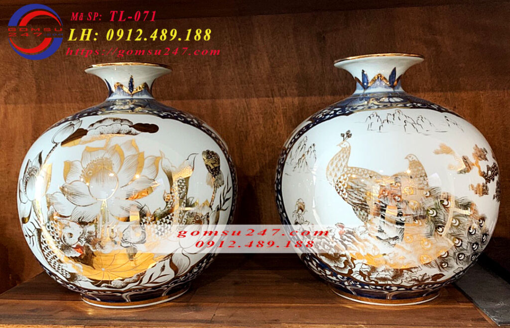 Bình tài lộc Bát Tràng chuẩn cao cấp, chất lượng