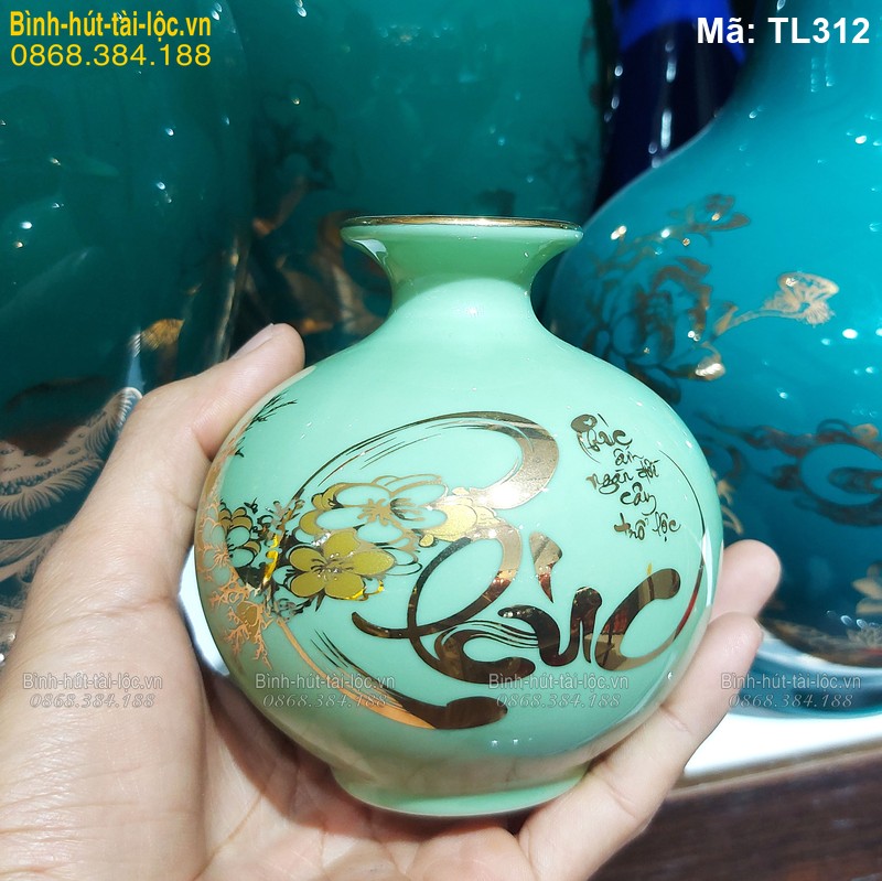 Bình chiêu tài hút lộc mini mã TL312