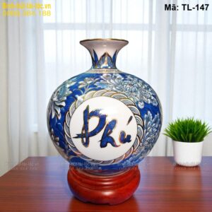 Bình hút lộc chữ Phúc Quý Trường Thọ – ý nghĩa phong thủy sâu sắc mã TL-147