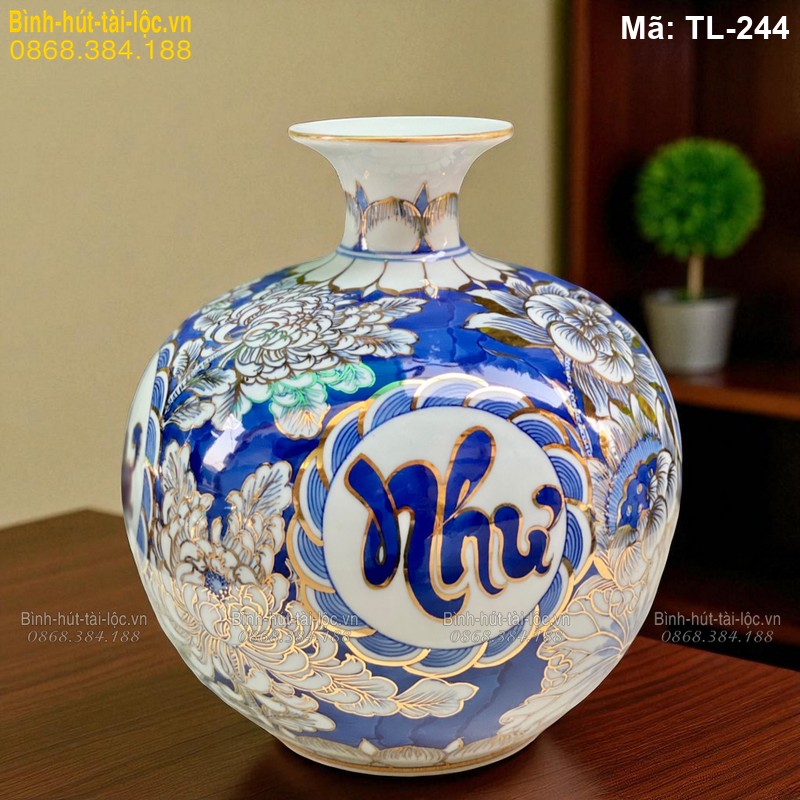 Bình hút lộc Vạn Sự Như Ý cao 28cm – mang lại may mắn toàn diện mã TL-244 – Ảnh 3