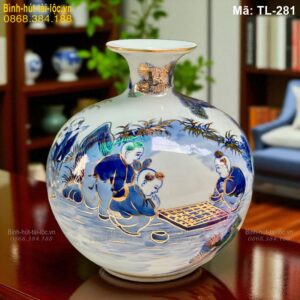 Bình hút tài lộc Bách Nhi Bách Phúc – nhiều size 24–33cm, tượng trưng phúc đức mã TL-281