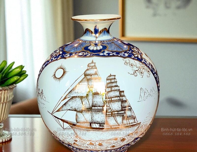 Bình hút tài lộc đặt ở đâu