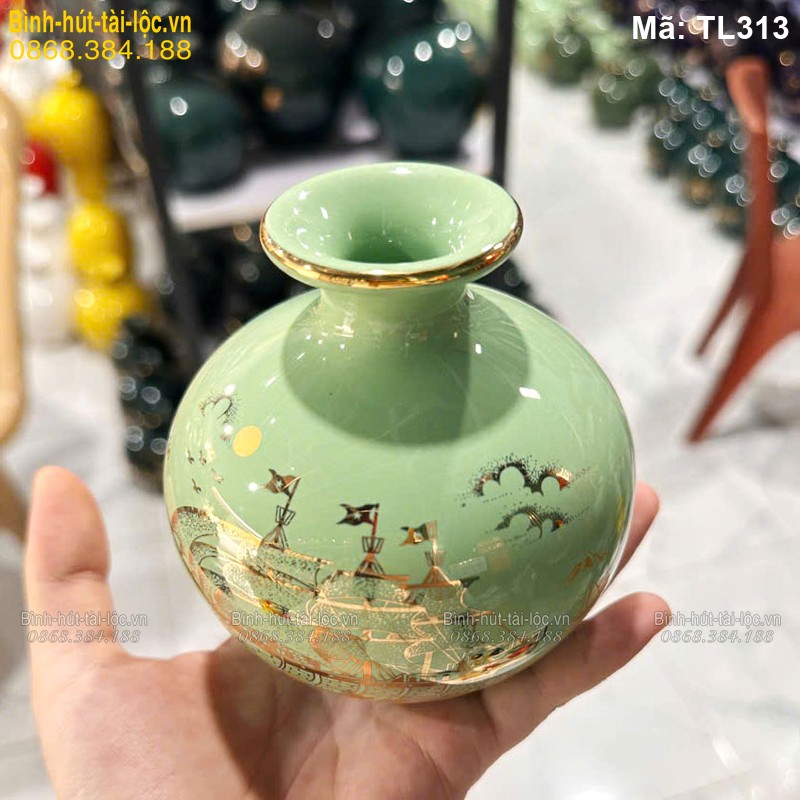Bình hút tài lộc mini mã TL313