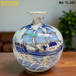 Bình hút tài lộc Thuận Buồm Xuôi Gió – vật phẩm phong thủy bán chạy mã TL-255