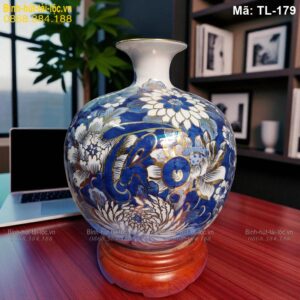 Bình tài lộc chữ Thọ – quà tặng mừng thọ ý nghĩa mã TL-179