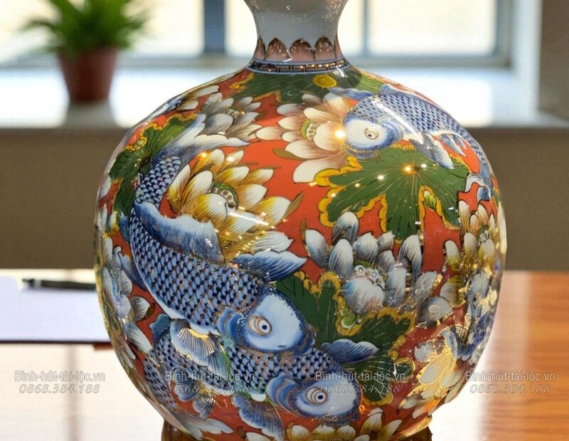 Bình tài lộc khác gì bình gốm