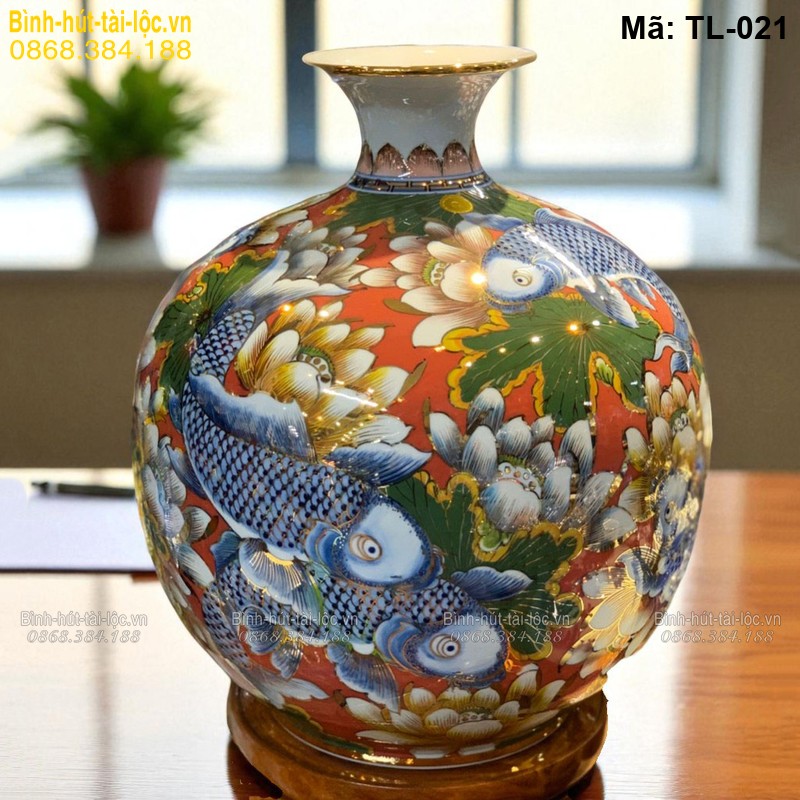 Bình tài lộc khác gì bình gốm