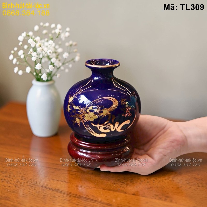 Bình tài lộc mini để bàn làm việc mã TL309