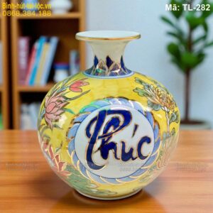 Bình tài lộc Phúc Lộc Thọ nhiều kích thước 24–33cm mã TL-282