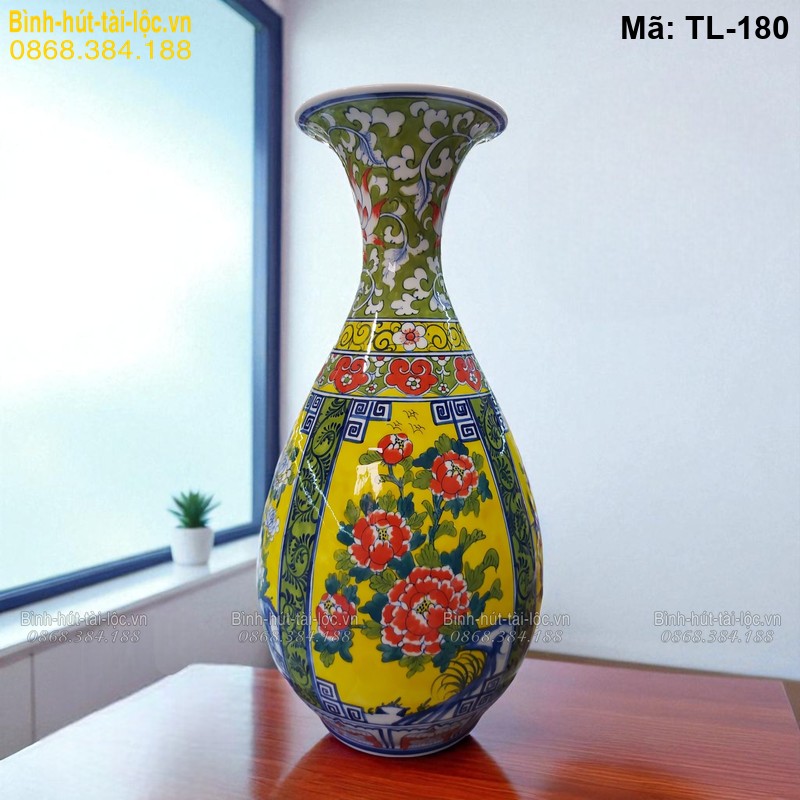 Bình tài gốm sứ trong phong thủy