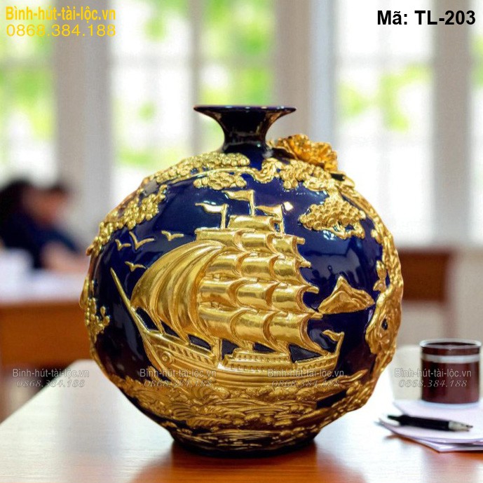 Mẫu bình tài lộc đẹp 2026 thiết kế hiện đại sang trọng