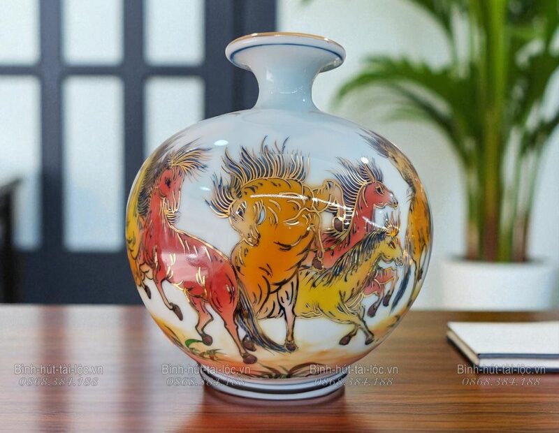 Kinh nghiệm chọn bình hút tài lộc chuẩn Bát Tràng