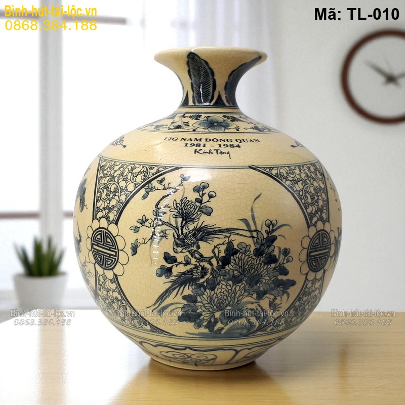 Men rạn là gì - Bình tài lộc men rạn